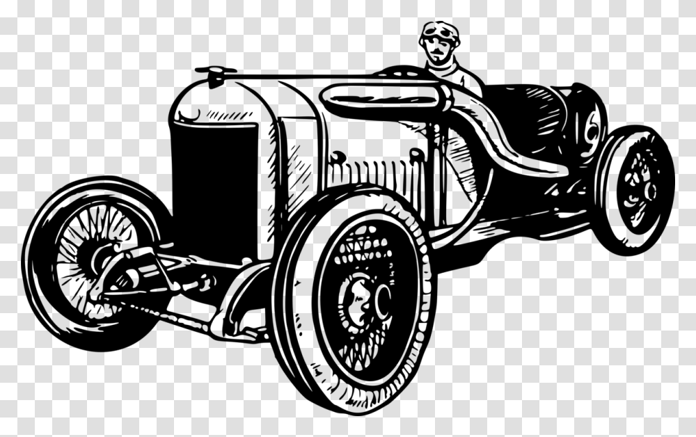 Wheelclassic Carantique Car Vintage Racing Car, Gray, World Of Warcraft Transparent Png
