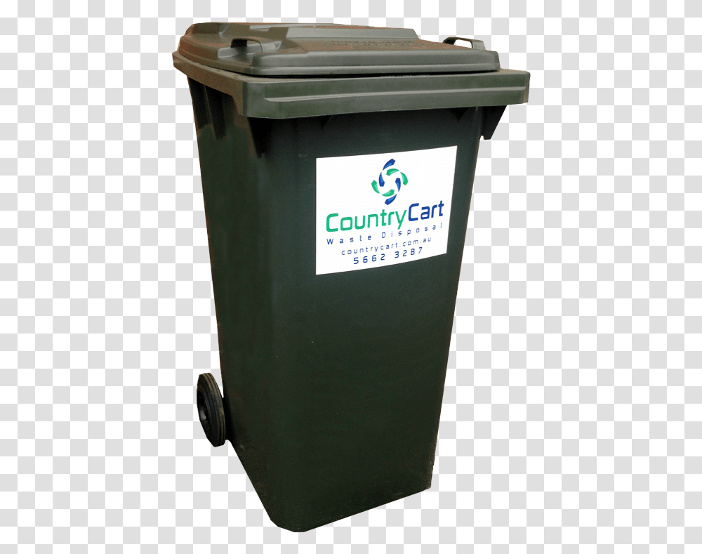 Wheelie Bins Offered By Country Cart Waste Disposal Waste, Mailbox, Letterbox, Trash Can, Tin Transparent Png