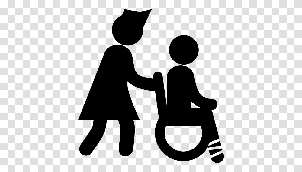 Wheels Chair Hospital Ill Sitting Sanatory Silhouette Health, Person, Human, People, Hand Transparent Png