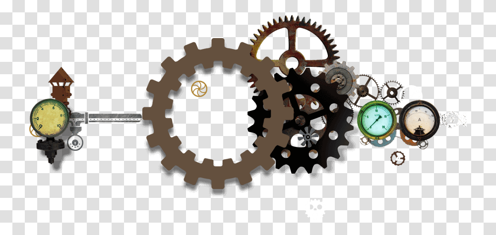 Wheels Two Bit Circus Foundation, Machine, Gear, Clock Tower, Architecture Transparent Png