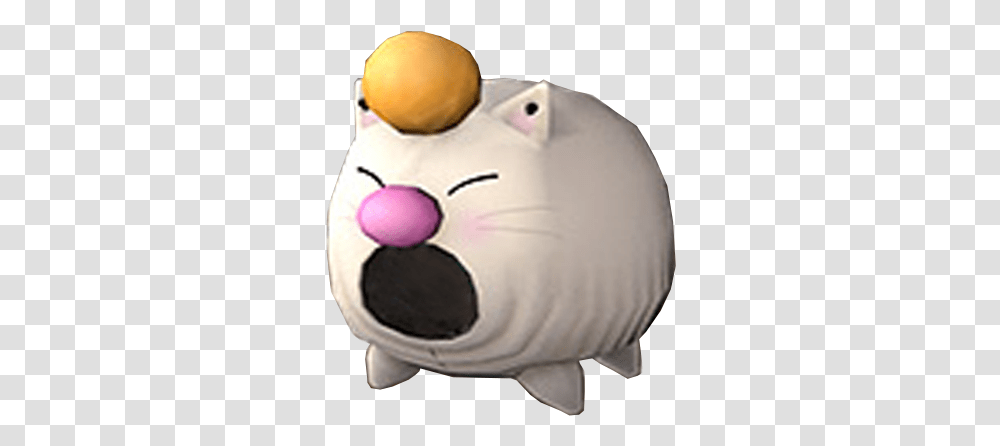 When A Moogle And Fat Cat Love Each Other Very Much Ffxiv Moogle Fat, Piggy Bank, Snowman, Winter, Outdoors Transparent Png