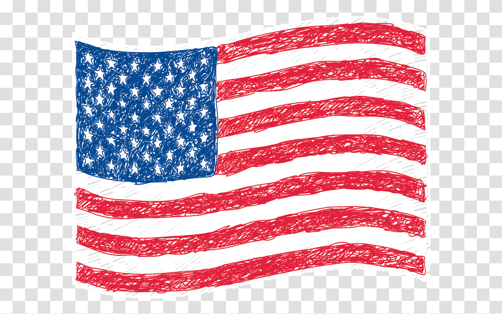 When Discussing Color One Must Also Remember The Diverse Waving American Flag Cartoon Transparent Png