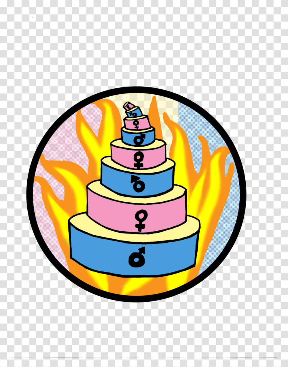 When Gender Reveals Go Wrong Opinion, Cake, Dessert, Food, Birthday Cake Transparent Png