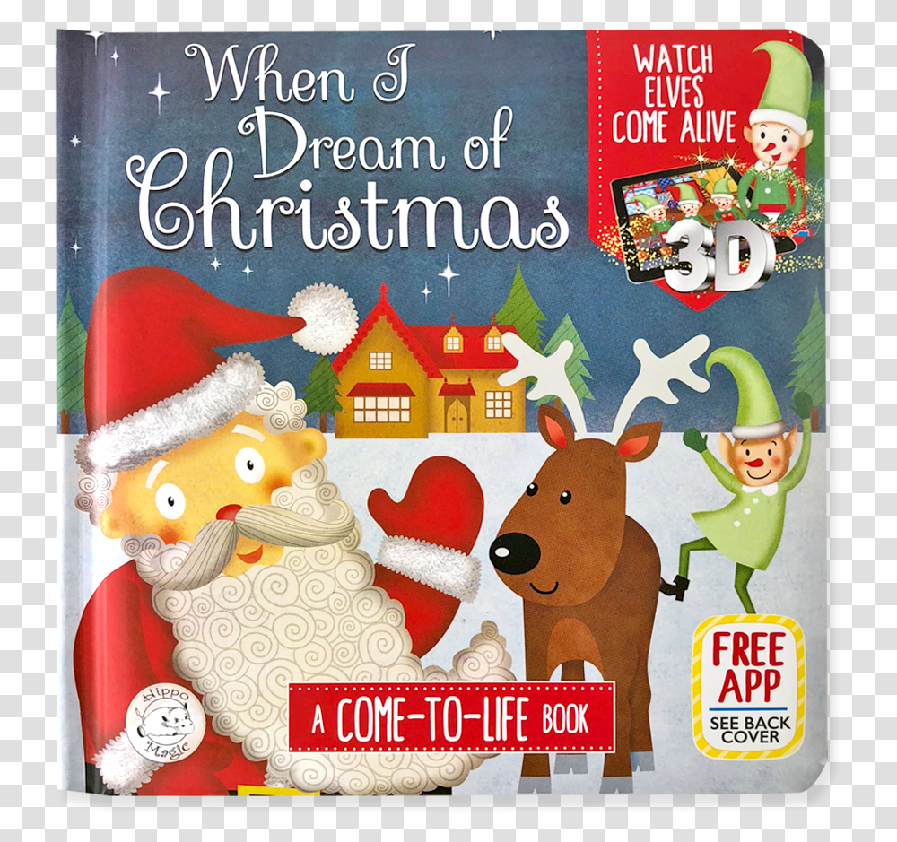 When I Dream Of Christmas Little Hippo Books, Advertisement, Poster, Flyer, Paper Transparent Png