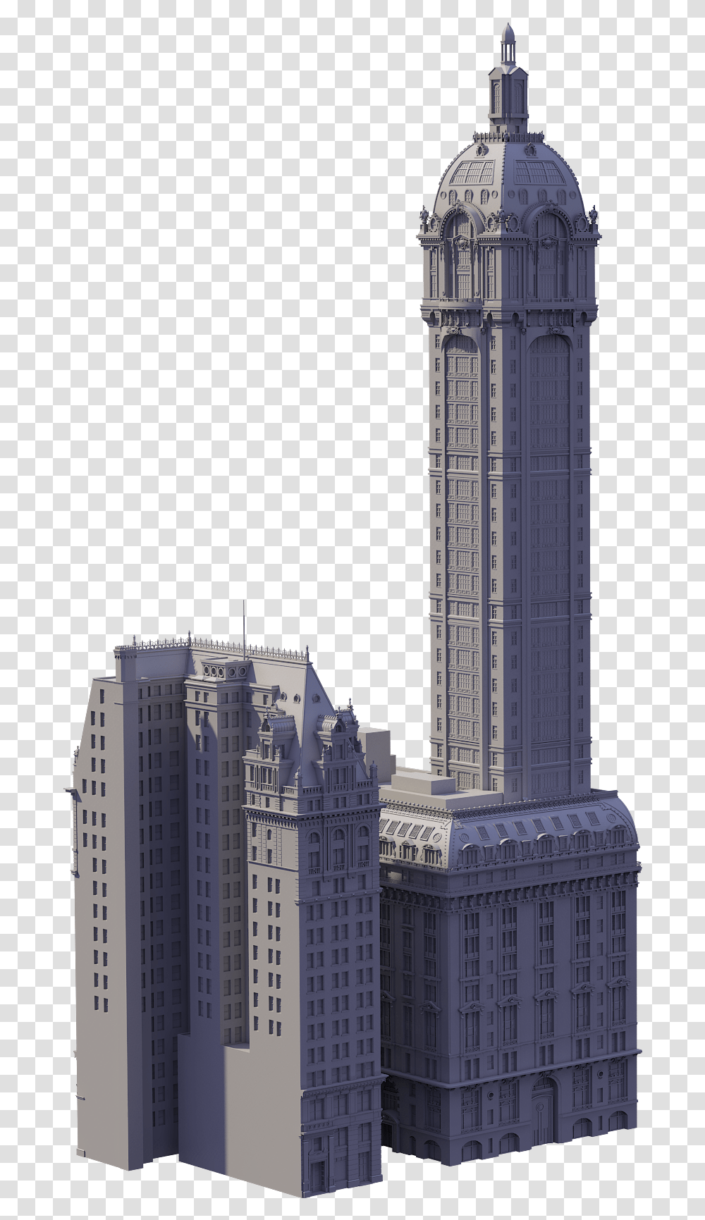When I First Started To Model The Singer Building Destroyed Building, Tower, Architecture, Spire, Steeple Transparent Png
