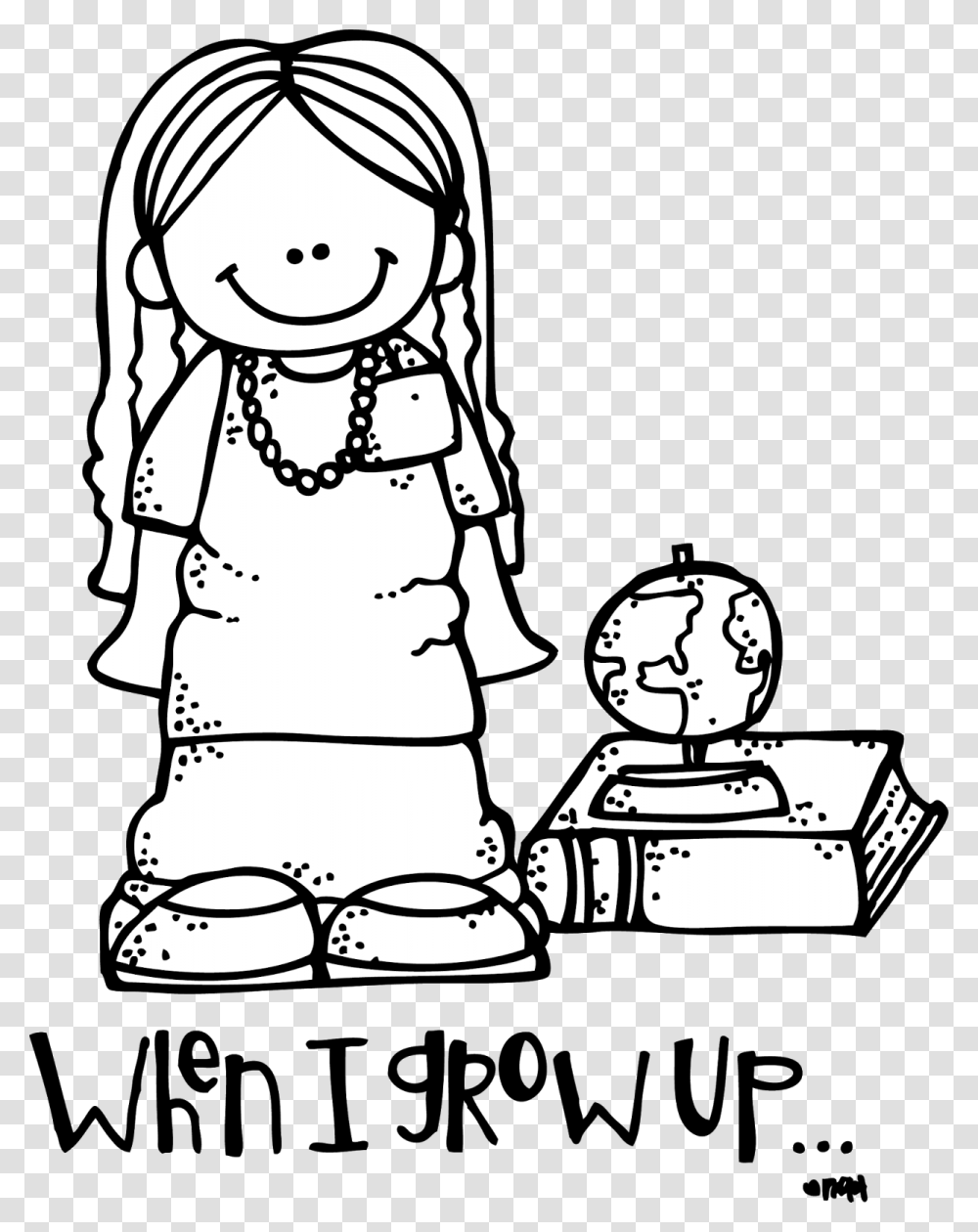 When I Grow Up Girl Lds, Book, Toy, Comics, Stencil Transparent Png