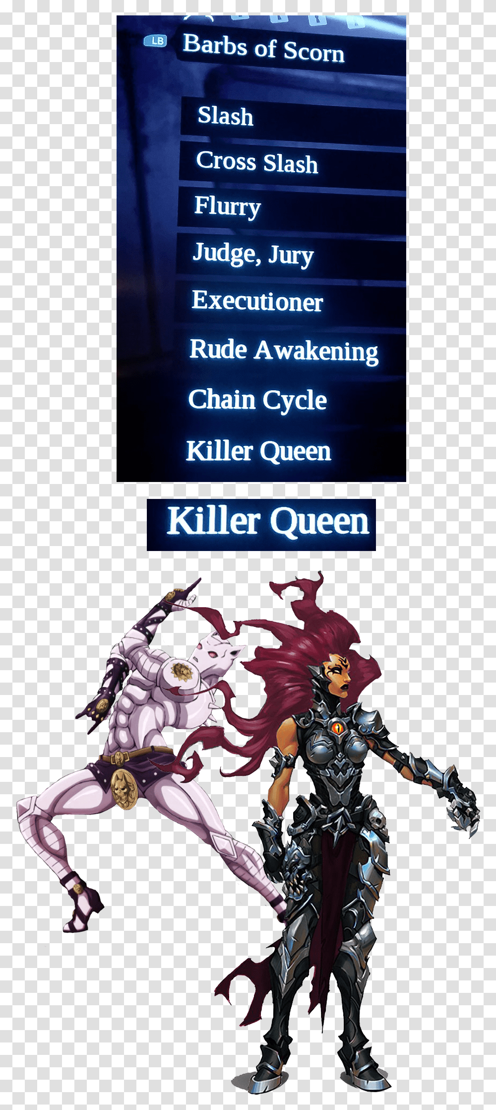 When I See Killer Queen In Darksiders 3 Darksiders Fury Concept Art, Person, Human, Book, Poster Transparent Png