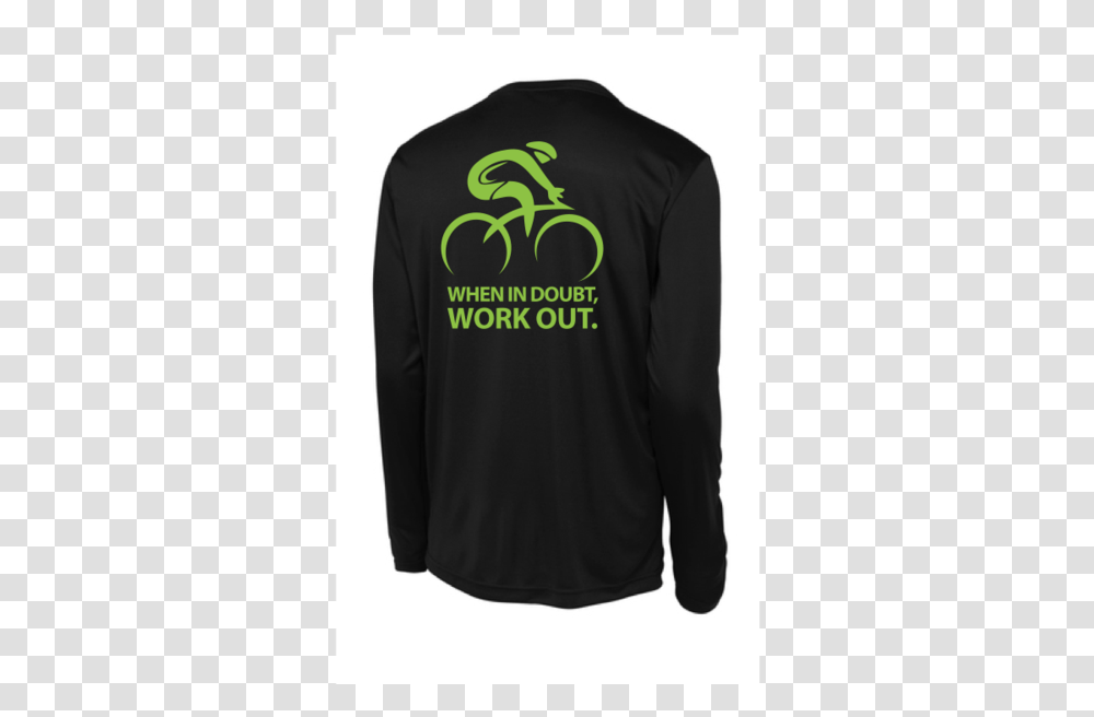 When In Doubt Work Out Shirt Long Sleeved T Shirt, Apparel, Hoodie, Sweatshirt Transparent Png