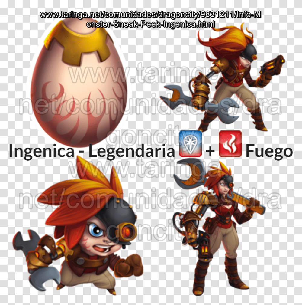 When Ingenica Was A Girl Captain Copperbeard Was Monster Legends Breed Ingenica, Person, Human, Super Mario Transparent Png
