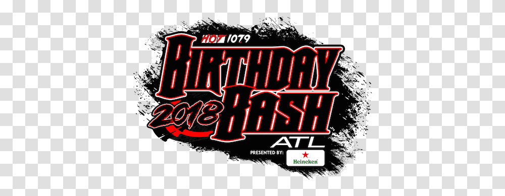 When Is Birthday Bash Atl 2018 Language, Light, Neon, Text, Paper Transparent Png