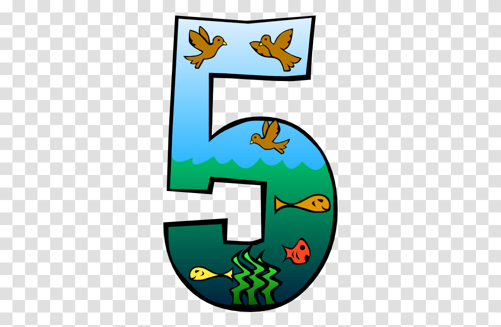 When The Family Gets Together Day 5 The Birds And The Fish Free Printable Days Of Creation, Animal, Text, Clothing, Number Transparent Png