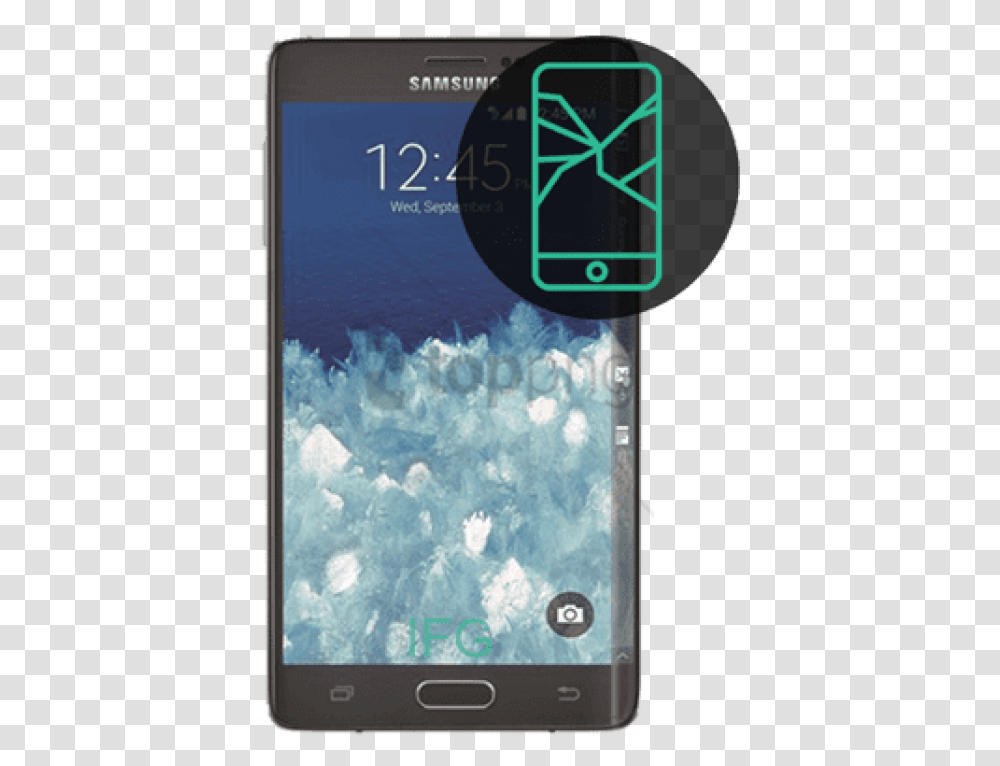 When The Glass On Your Galaxy Note Edge Active Cracks Sam Sung Galaxy Note Edge, Mobile Phone, Electronics, Cell Phone, Iphone Transparent Png