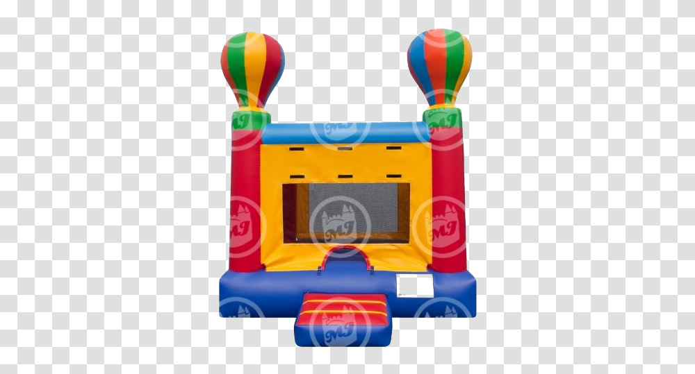When To Rent A Bounce House Bounce House Hot Air Balloon, Inflatable, Arcade Game Machine Transparent Png