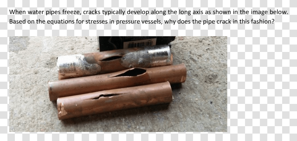 When Water Pipes Freeze Cracks Typically Develop Along Burst Pipes In Winter, Weapon, Weaponry, Hot Dog, Food Transparent Png