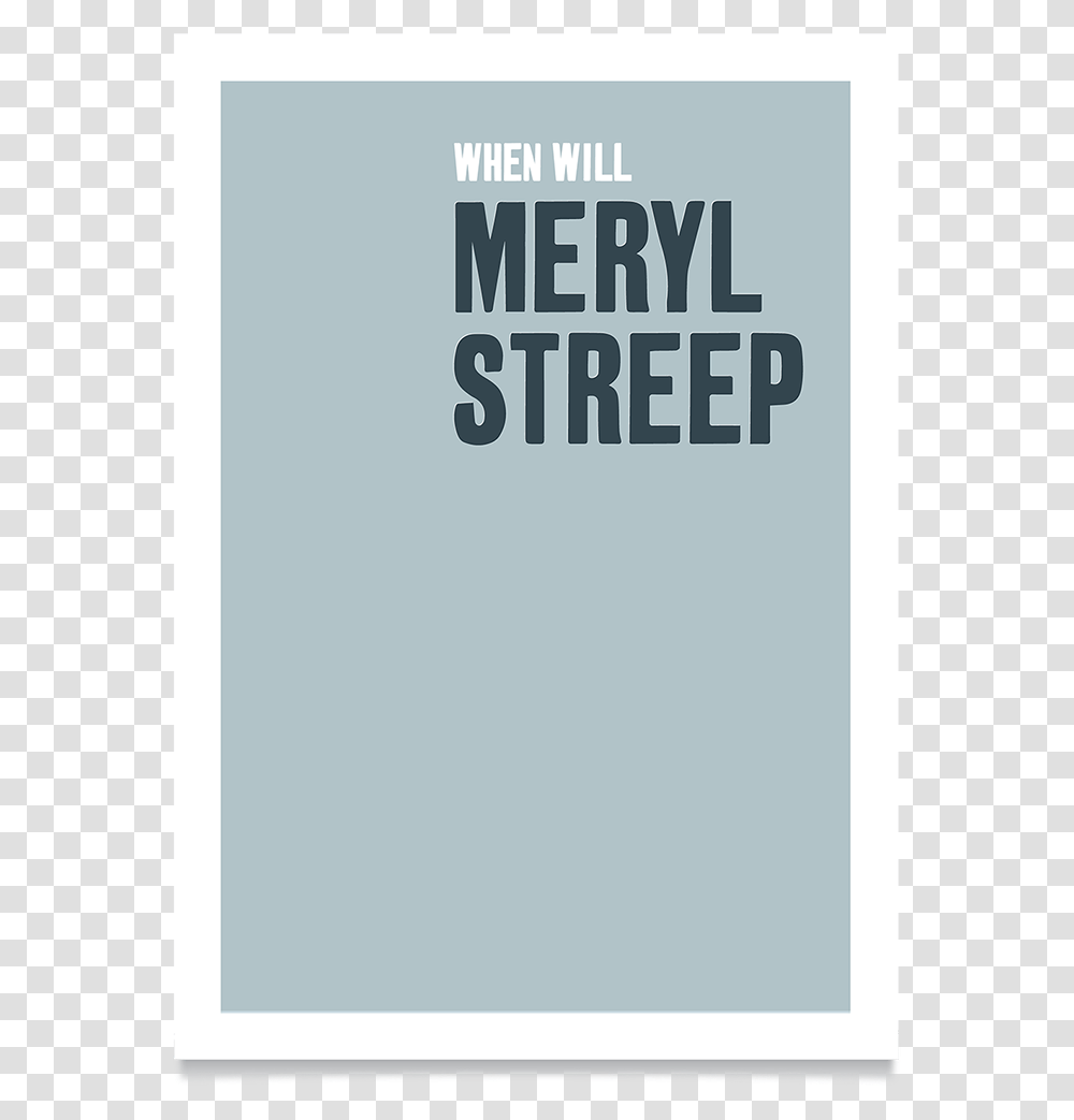 When Will Meryl Streep Graphic Design, Bottle Transparent Png