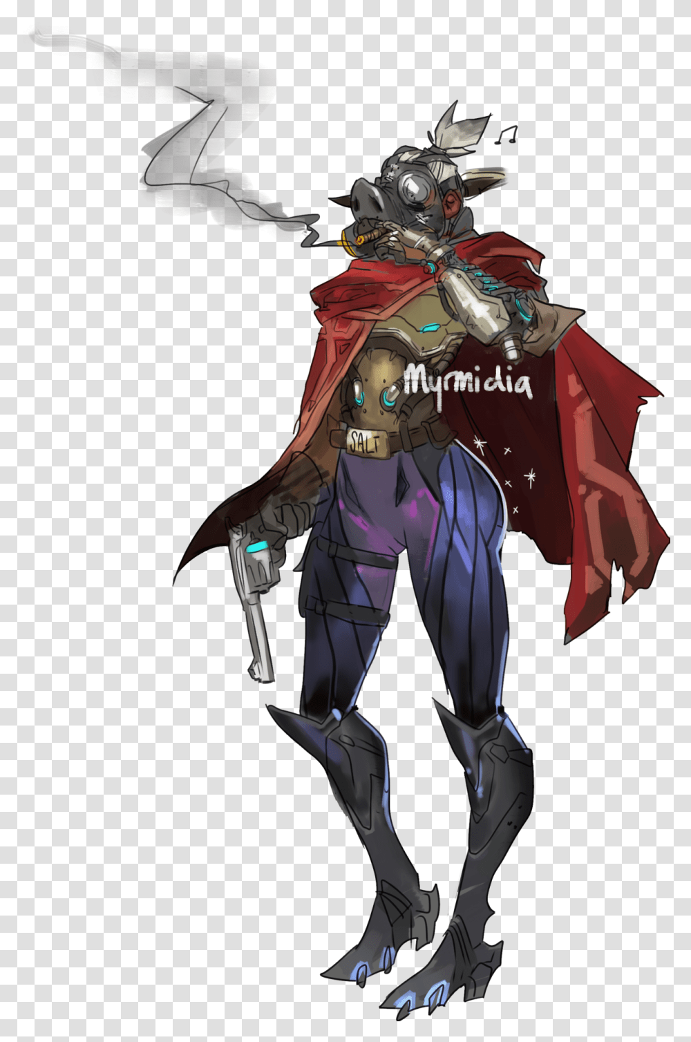 When You Main Roadhog Mc Cree And Widomaker And You, Person, Human, Costume Transparent Png