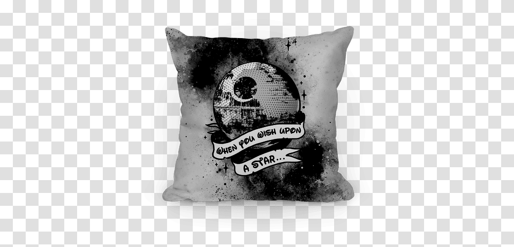 When You Wish Upon A Death Star Pillows Lookhuman Cushion Transparent Png
