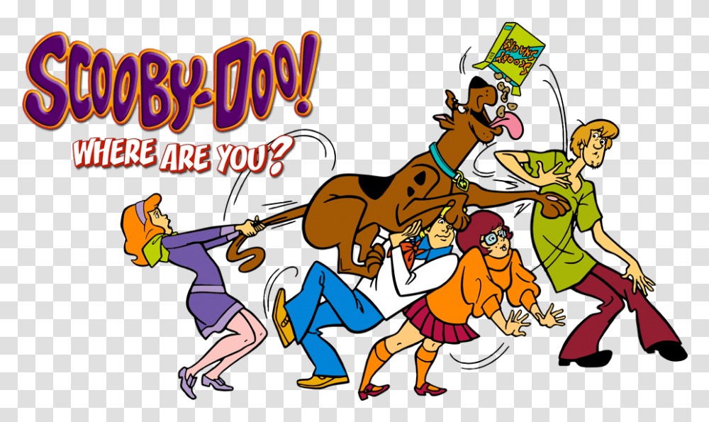 Where Are You Tv Scooby Doo Clipart, Person, Comics, Book, Poster Transparent Png