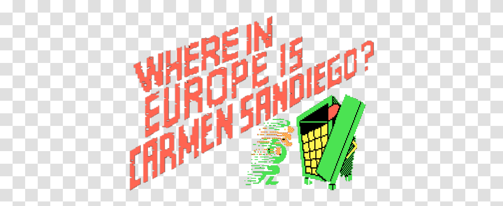 Where In Europe Is Carmen Sandiego Vertical, Text, Alphabet, Art Transparent Png