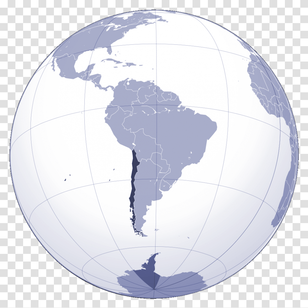 Where Is Chile Located Large Map Latin America, Soccer Ball, Football, Team Sport, Sports Transparent Png