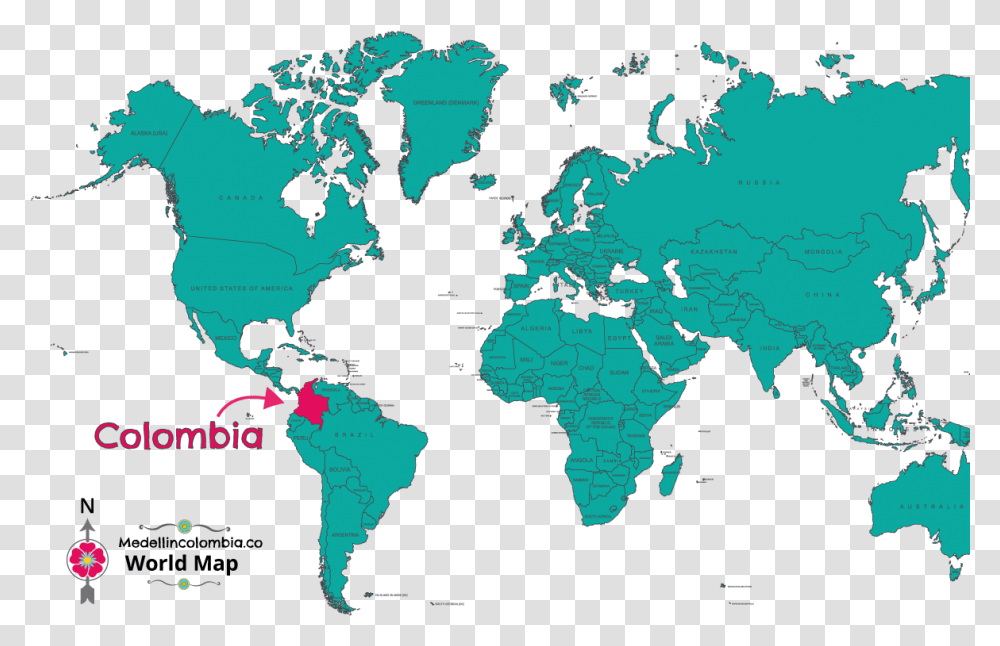 Where Is Colombia Japanese Spoken, Map, Diagram, Plot, Atlas Transparent Png