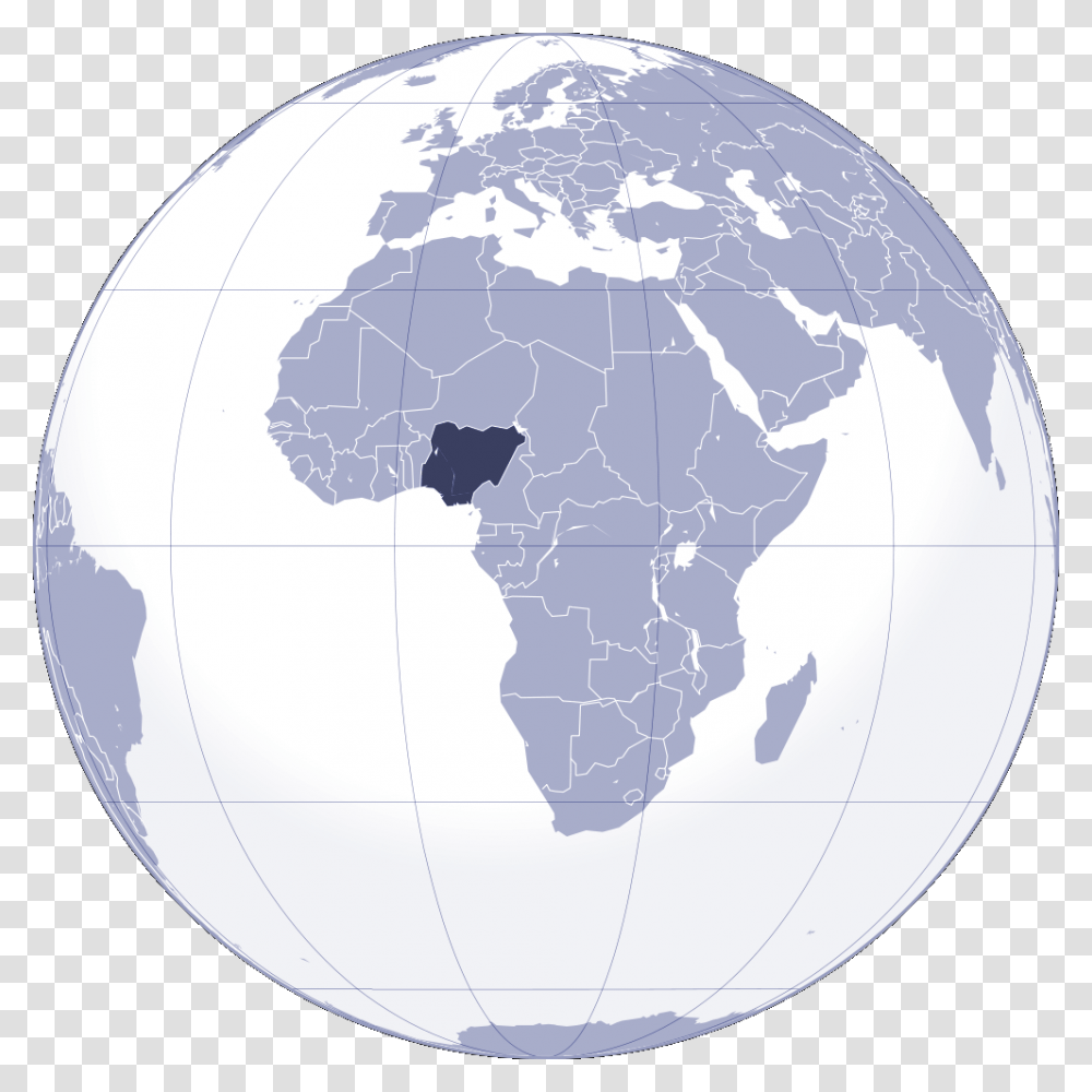 Where Is Nigeria Located South Africa Location, Outer Space, Astronomy, Universe, Soccer Ball Transparent Png