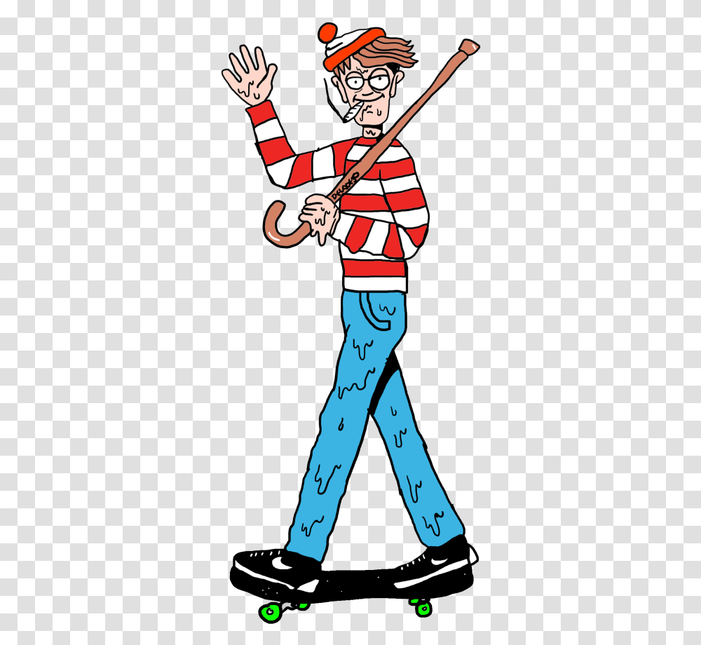 Where's Waldo Where's Waldo Background, Person, Human, Costume, Performer Transparent Png