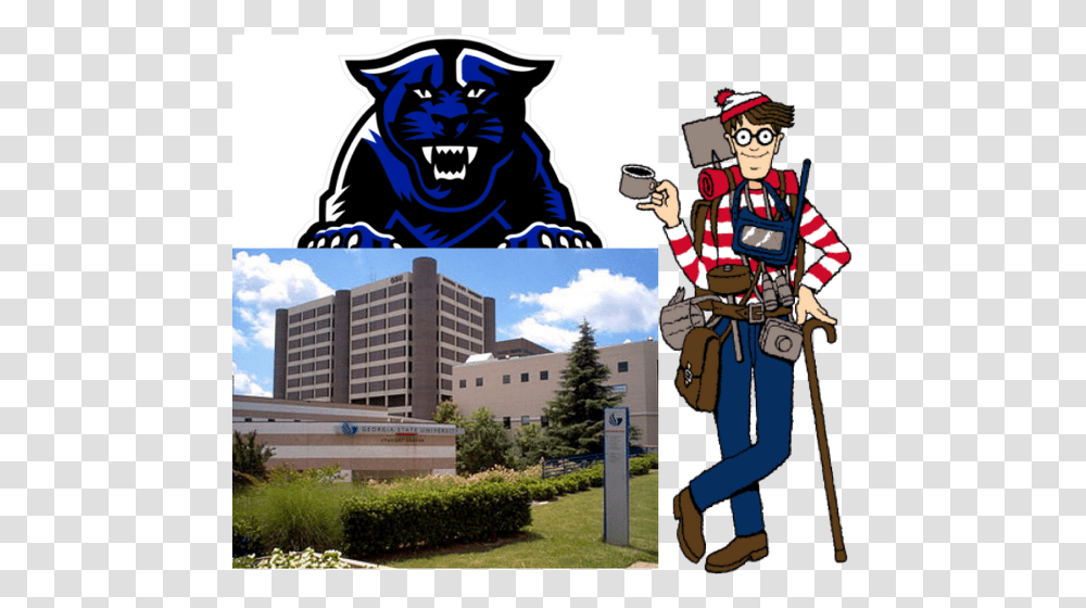 Where's Wally Drexel University University Of Colorado Georgia State University, Person, Outdoors, People, Animal Transparent Png