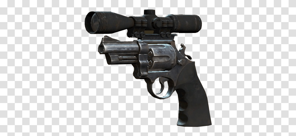Where To Find Unique Fallout 4 Revolver With Scope, Gun, Weapon, Weaponry, Handgun Transparent Png