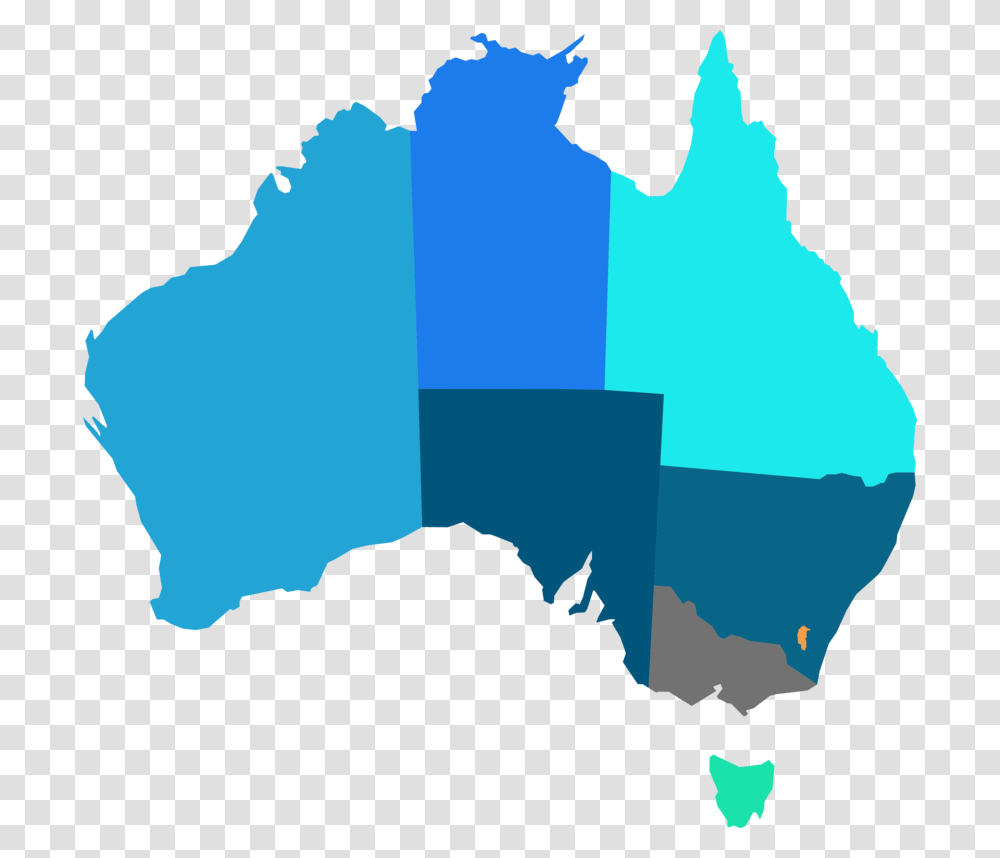 Where To Get Hoverboards From Australia States Map, Nature, Outdoors, Ice, Snow Transparent Png