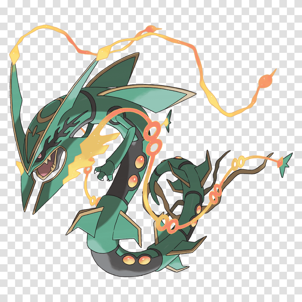 Which Is The Best Legendary Pokemon In Mega Rayquaza, Dragon Transparent Png