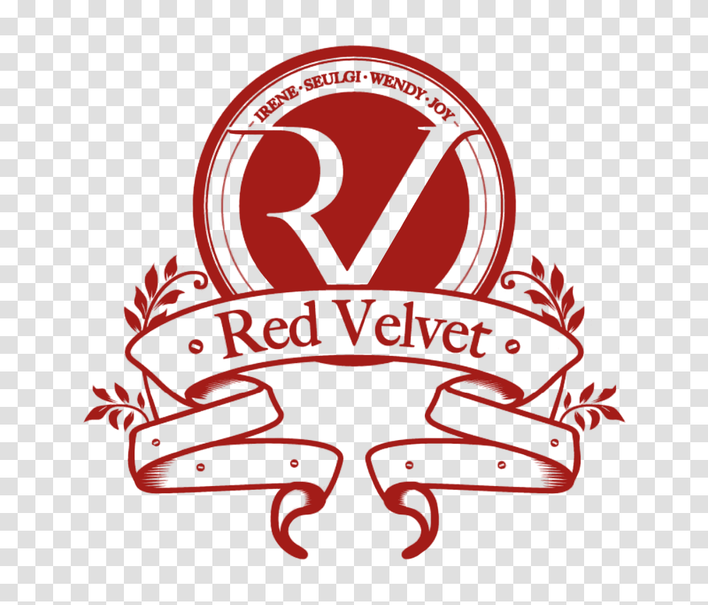 Which K Red Velvet Logo, Symbol, Trademark, Maroon, First Aid Transparent Png
