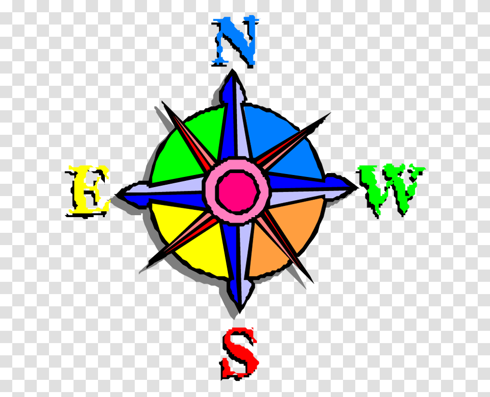 Which Way Do I Go Colorful Compass Clipart, Lamp Transparent Png