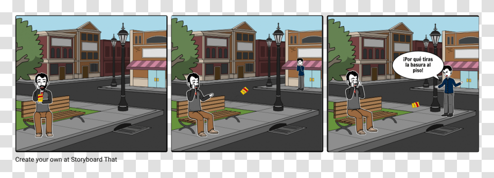 While The Auto Waits Comics, Person, Furniture, Urban, Path Transparent Png
