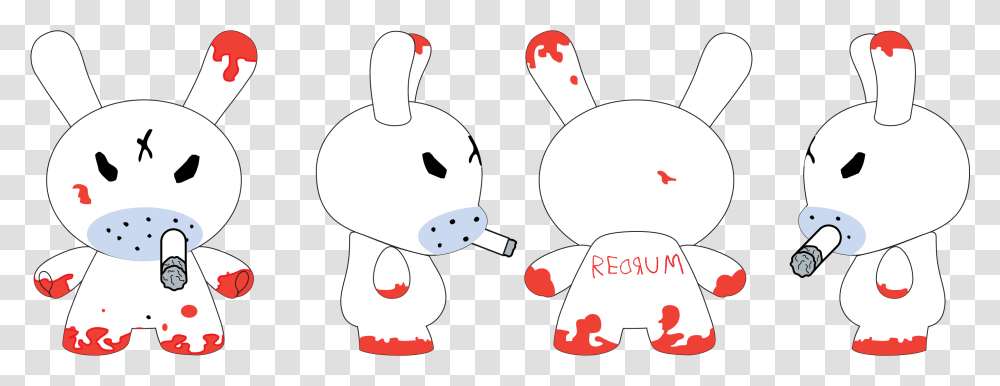 While The Redrum Dunny Was Cool In The Past Stuffed Toy, Snowman, Outdoors, Crowd, Food Transparent Png