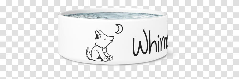 Whimsical Wolf Dog Bowl Bangle, Dish, Meal, Label Transparent Png