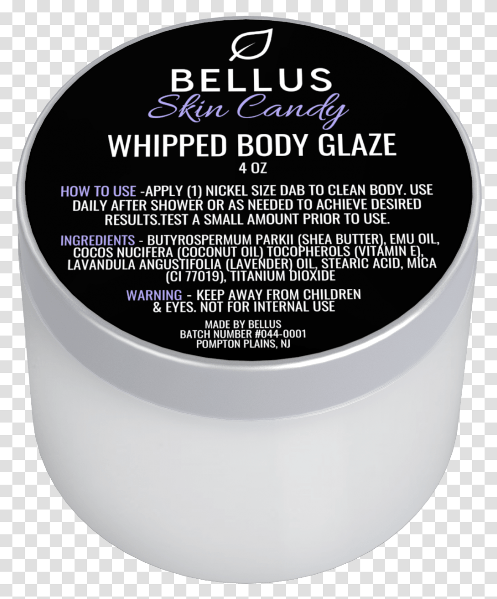 Whipped Body Glaze 4oz Eye Shadow, Bottle, Cosmetics Transparent Png