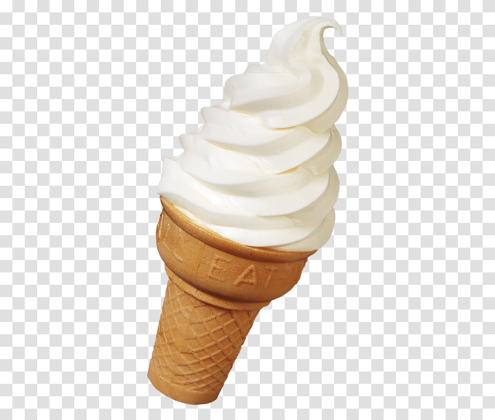 Whipped Cream On A Cone, Dessert, Food, Creme, Ice Cream Transparent Png