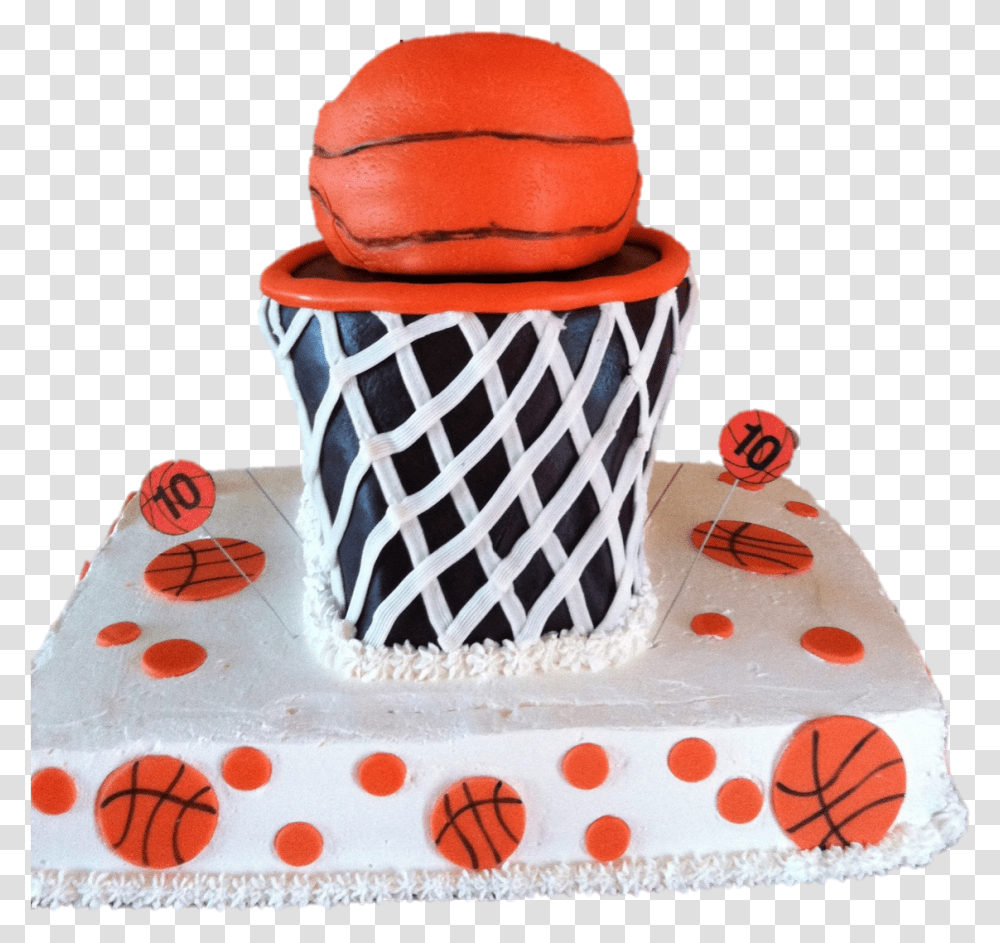 Whipped Cream & Fondant Basketball Cake Basketball Cake Whipped Cream, Dessert, Food, Wedding Cake, Birthday Cake Transparent Png