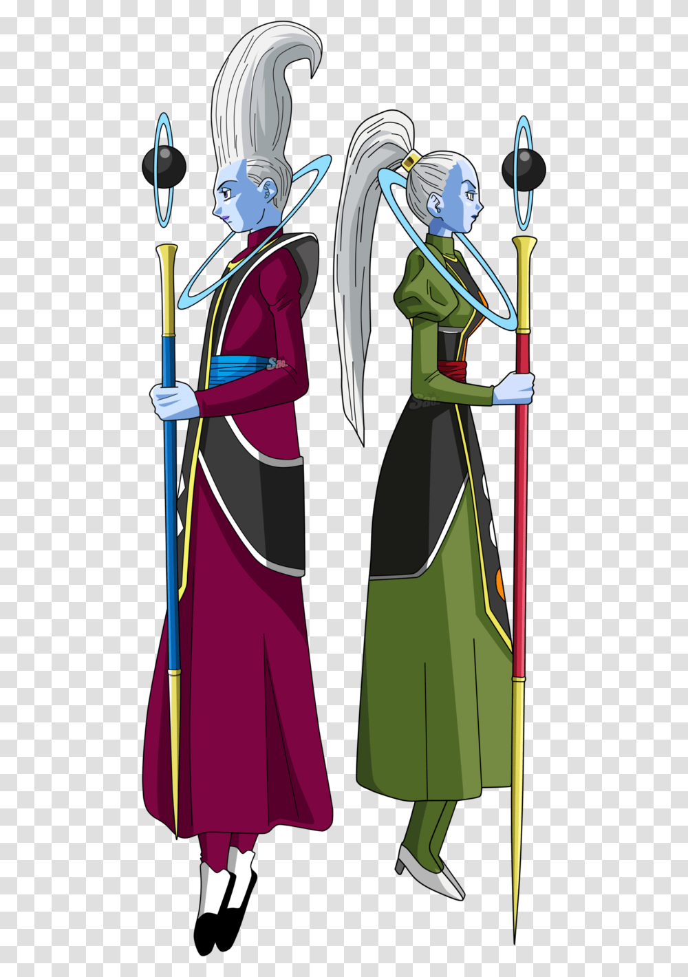 Whis Y Vados Dragon Ball Super Vados E Whis, Person, Costume, Performer Transparent Png