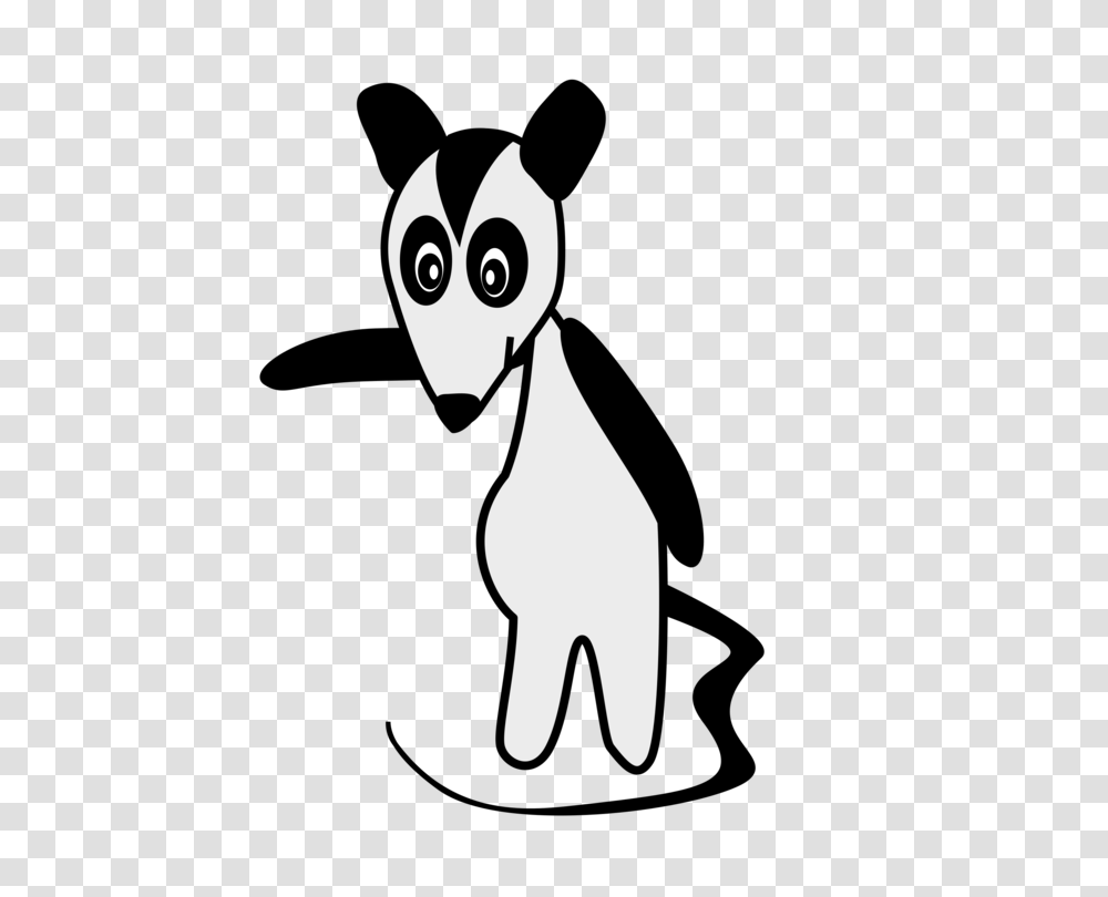 Whiskers Big Eared Opossum Cat Drawing, Stencil, Face, Hand, Silhouette Transparent Png