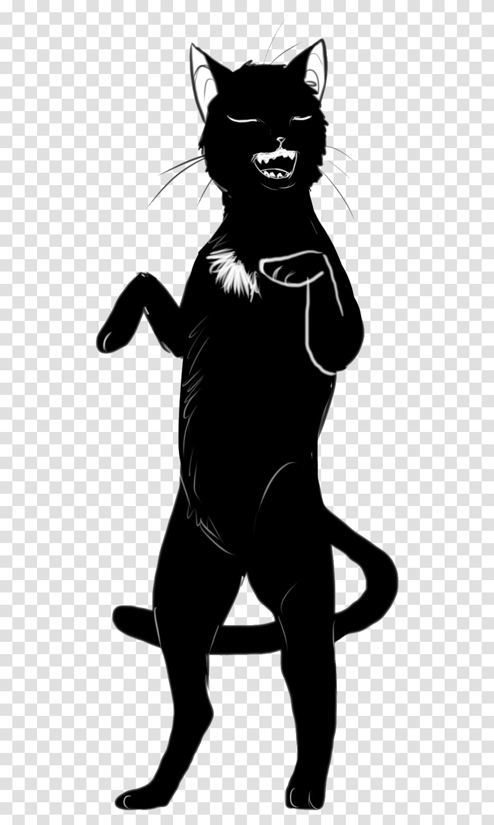 Whiskers Domestic Short Haired Cat Silhouette Clip Illustration, Person, Human, Pet, Mammal Transparent Png