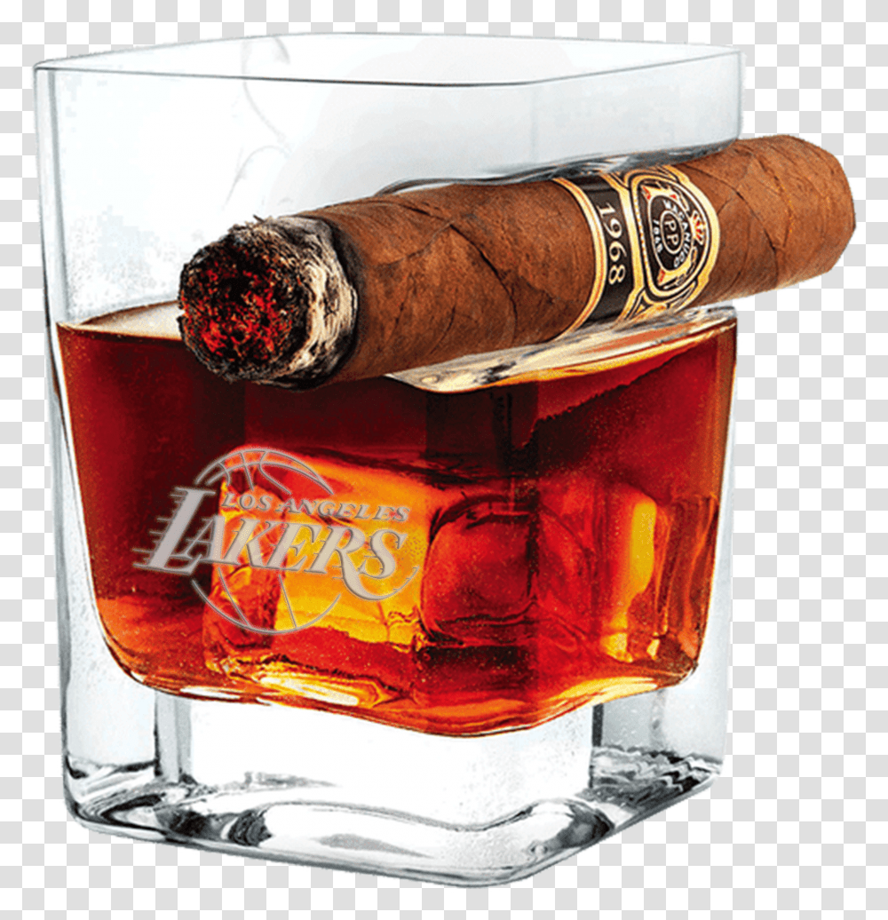 Whiskey And Cigar Glass Transparent Png