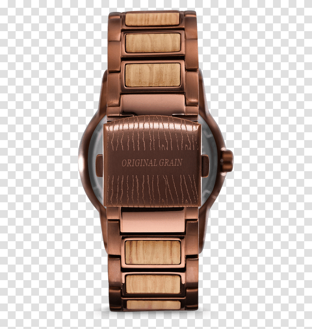 Whiskey Barrel 42mm Analog Watch, Wristwatch, Digital Watch, Chair, Furniture Transparent Png