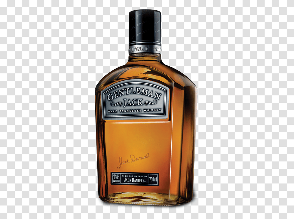 Whiskey Gentleman Jack, Liquor, Alcohol, Beverage, Drink Transparent Png