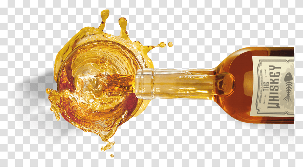 Whiskey Glass Liquor Pouring From Bottle, Alcohol, Beverage, Drink, Whisky Transparent Png