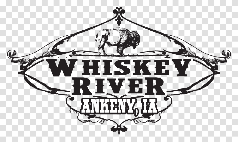 Whiskey River Illustration, Logo, Trademark Transparent Png