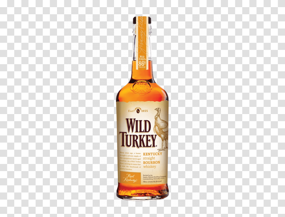 Whiskey Wild Turkey, Liquor, Alcohol, Beverage, Drink Transparent Png