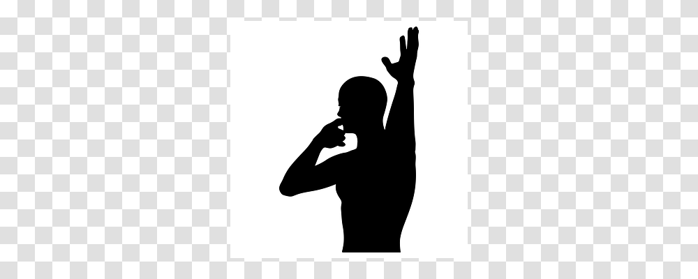 Whistle Silhouette, Person, Human, Leisure Activities Transparent Png