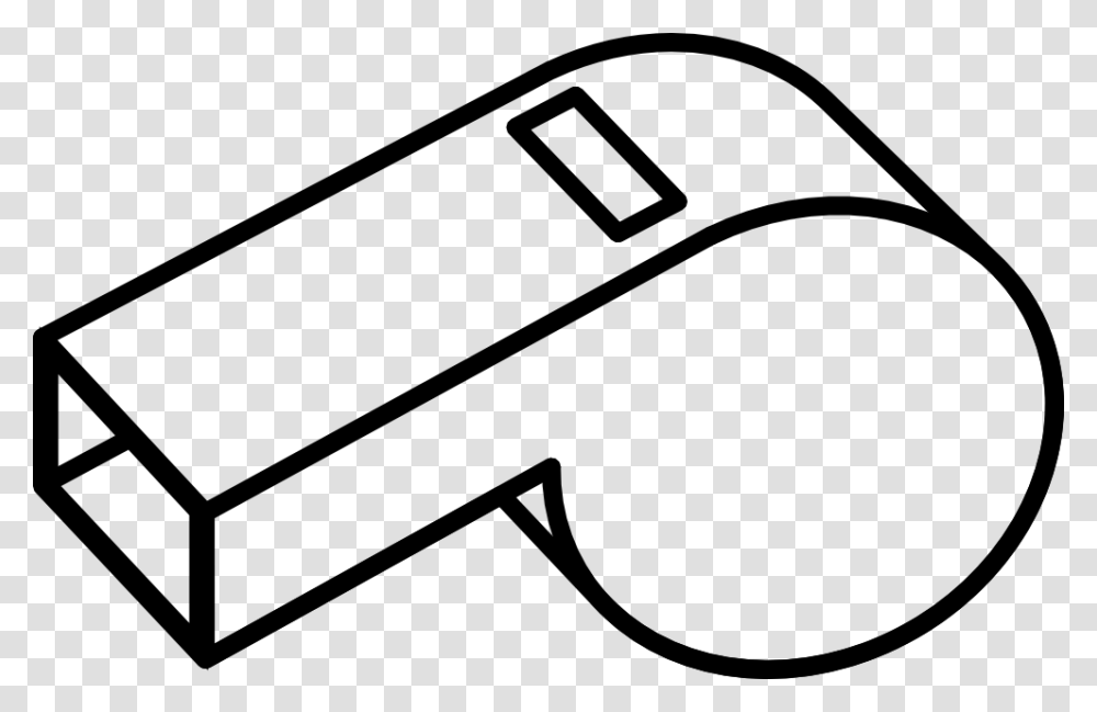 Whistle Clip Art Black And White Transparent Png